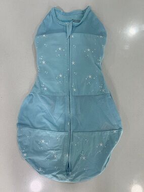 Snoo Happiest Baby Light Blue Star Sleep Sack - Size S (5-12lbs)